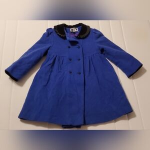 Vintage Girls Long Wool Coat By Young Gallery size 6
